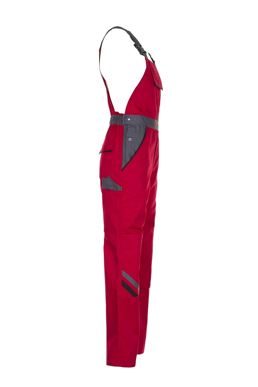Planam Highline Herren Latzhose rot Schiefer schwarz Modell 2336 Grösse 94 rot/schiefer/schwarz 94,