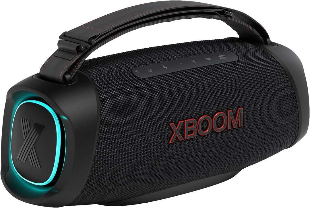 LG XBOOM Go DXG8T, tragbarer Bluetooth-Lautsprecher (120W, Google Assistant, Siri, Beleuchtung), Sch