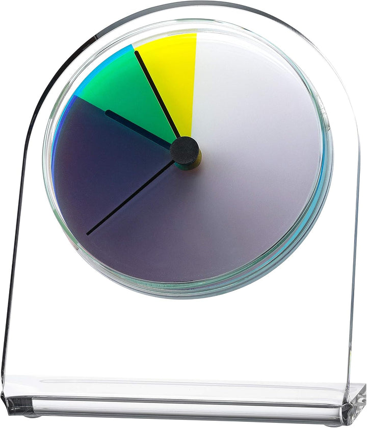 Rainbow emotion of colours Petriplex Classic, Acryl Tisch- und Regal Uhr (Buffetuhr)