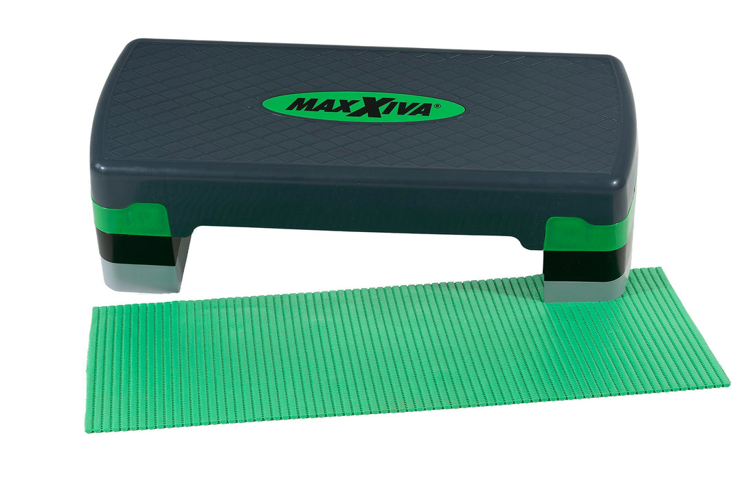 MAXXIVA® Stepper Aerobic-Fitness-Steppbrett mit Antirutsch-Matte 67 x 27 x 10/15/20 cm höhenverstell