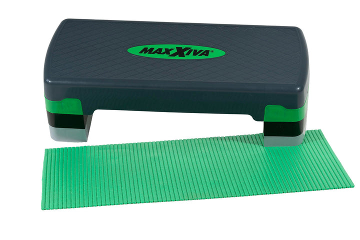 MAXXIVA® Stepper Aerobic-Fitness-Steppbrett mit Antirutsch-Matte 67 x 27 x 10/15/20 cm höhenverstell