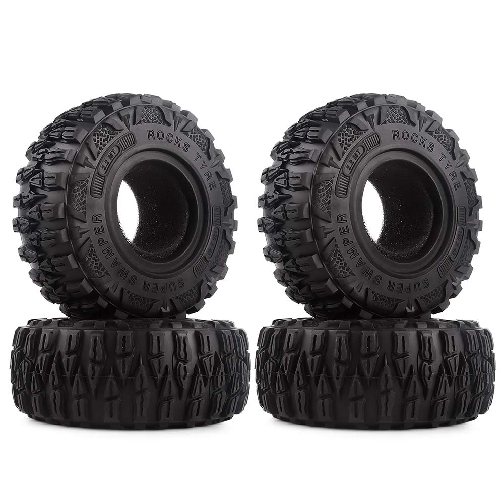 INJORA RC Reifen 4pcs 2,2inch RC Crawler Reifen Reifen Set für 1:10 RC Rock Crawler TRX4 TRX-6 Axial