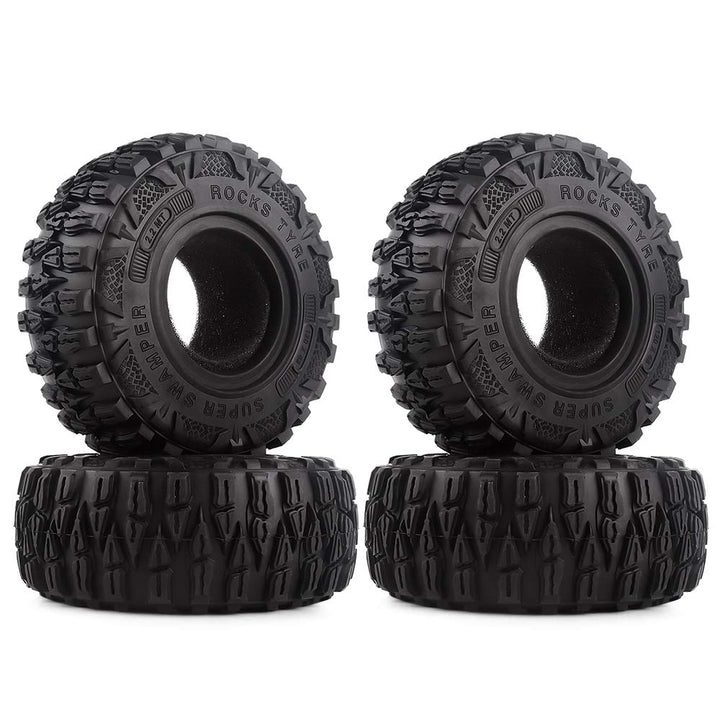 INJORA RC Reifen 4pcs 2,2inch RC Crawler Reifen Reifen Set für 1:10 RC Rock Crawler TRX4 TRX-6 Axial