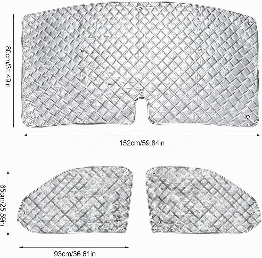 Sonnenschutz Auto Frontscheibe, Technology Thermomatte Kompatibel mit FIAT Ducato Citroën Jumper 200