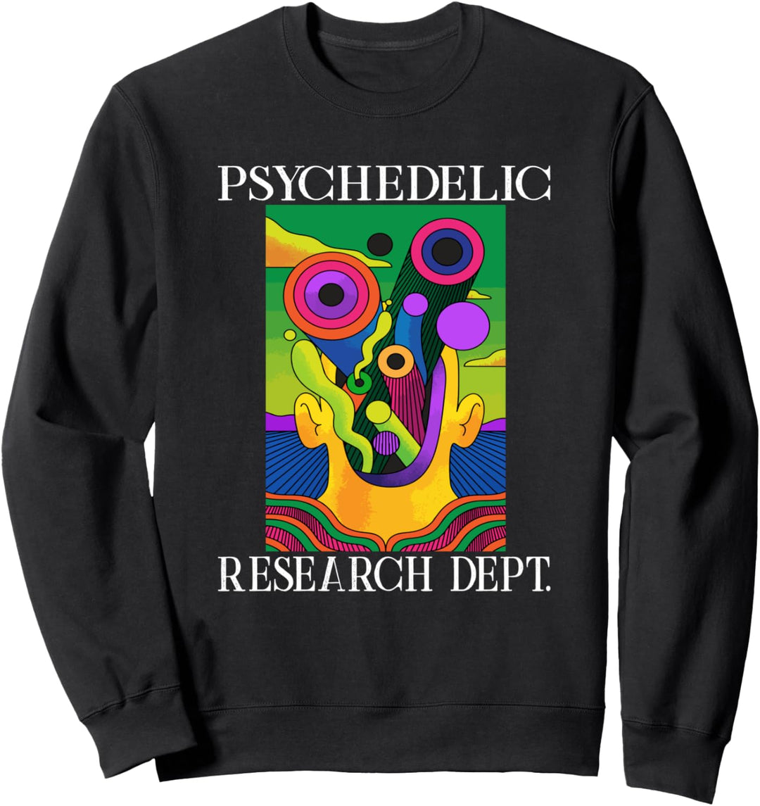 Psychedelic Research Department Funny Sweatshirt