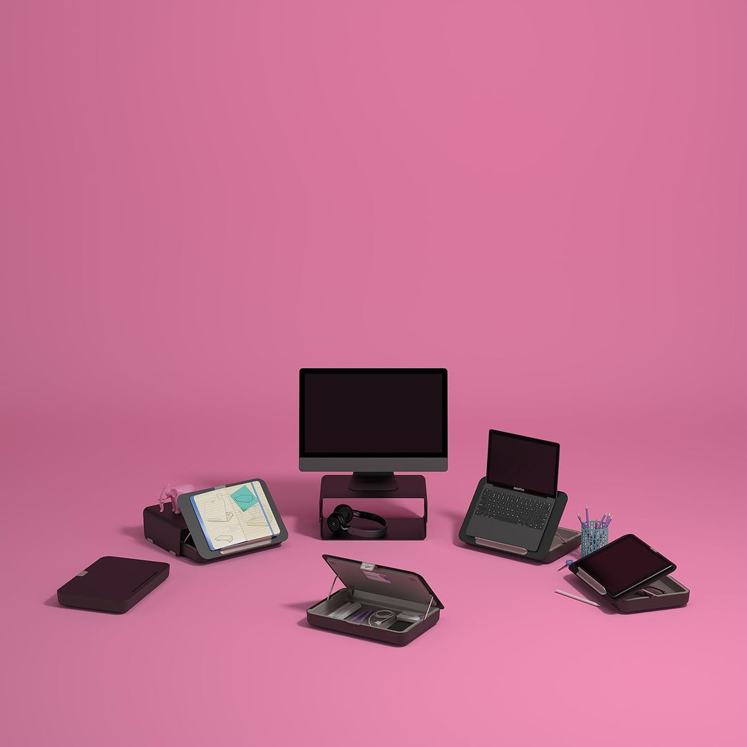 Dataflex Bento® Ergonomische Toolbox 903 Schwarz - Laptop-Ständer, Tablet-Ständer, Dokumentenhalter,