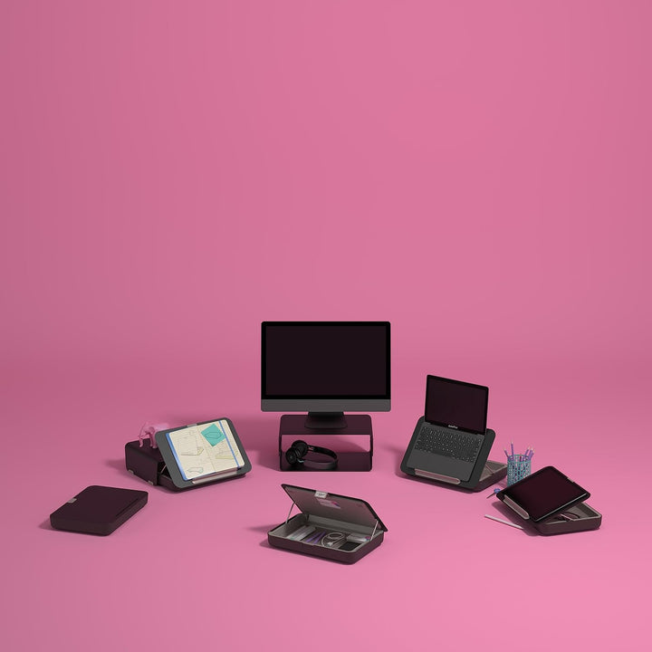 Dataflex Bento® Ergonomische Toolbox 903 Schwarz - Laptop-Ständer, Tablet-Ständer, Dokumentenhalter,