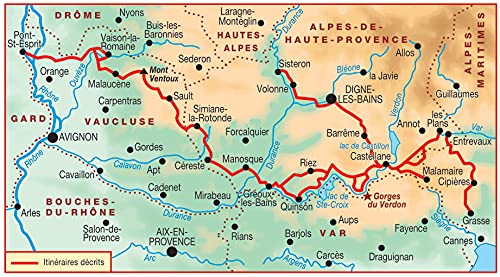 Haute Provence Gorges du Verdon GR4+25j. rand. (0401): La Route Napoléon à pied (Grande Randonnée, B