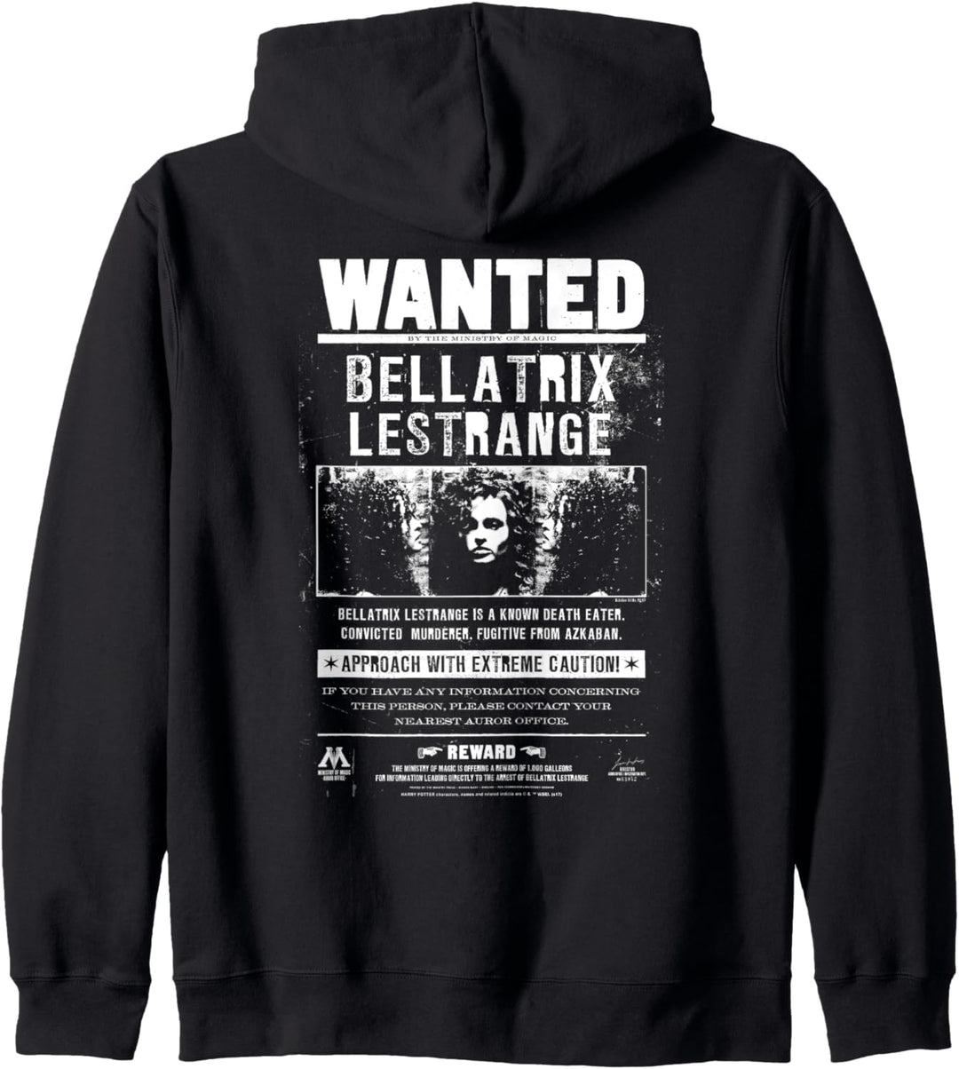 Harry Potter Wanted Bellatrix Kapuzenjacke
