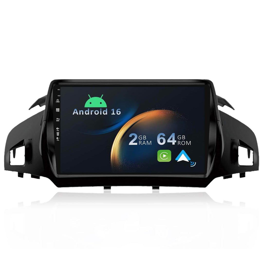 YUNTX Android 10 Autoradio Fit für Ford Kuga (2013-2017) - 2G / 32G - GPS 2 Din - KOSTENLOSER Rückfa