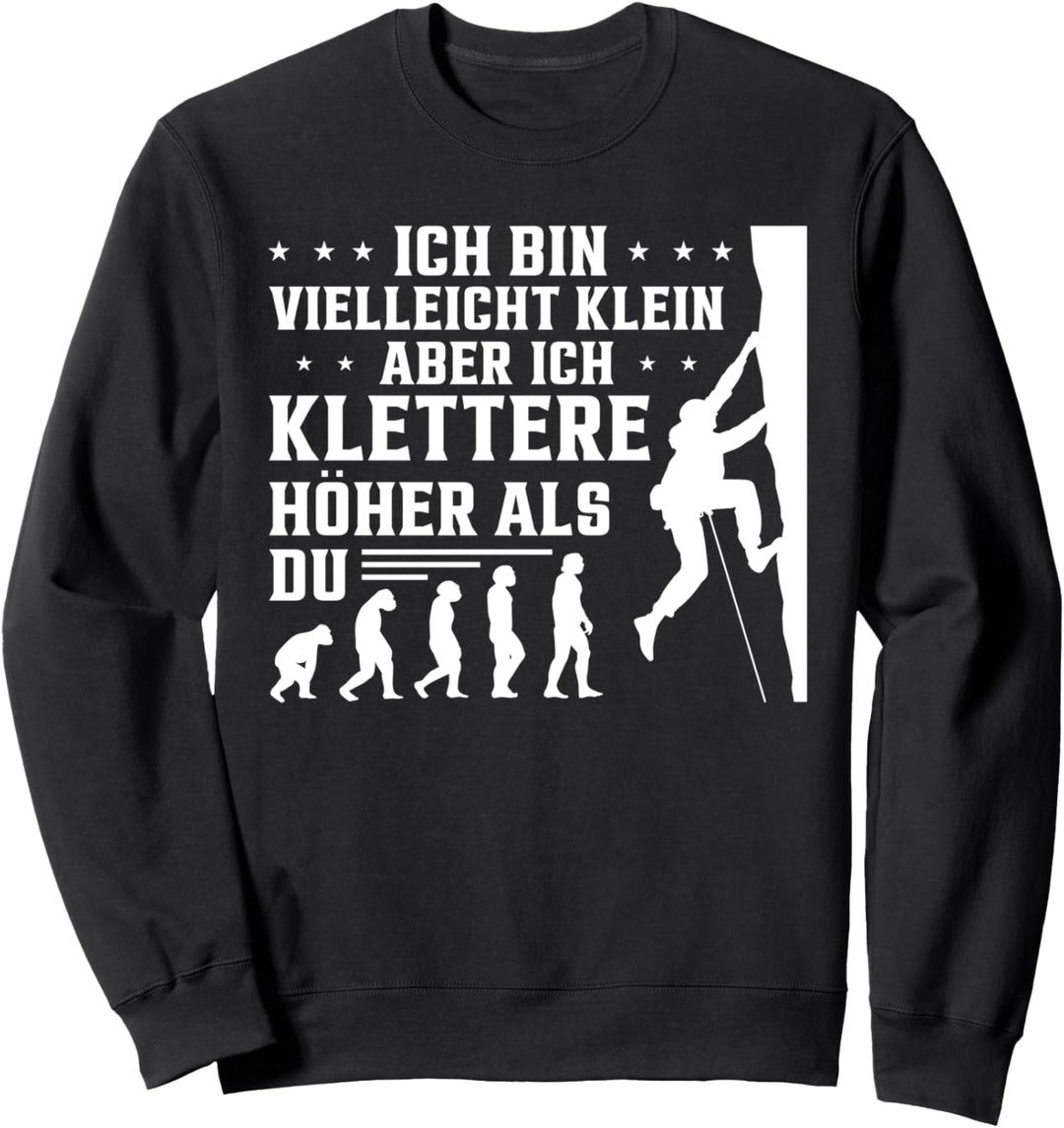 Climbing Kletterer Fels Klettern Zum Lustiges Boulder Sweatshirt