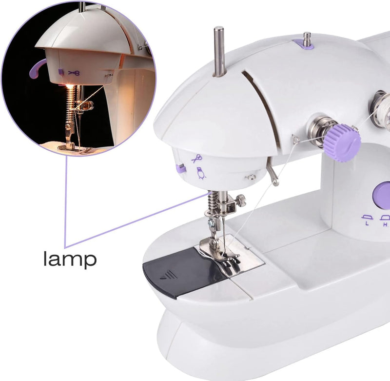 Jeffergarden Mini-Nähmaschine, Kompaktes Design, Tragbare Elektrische Nähmaschine, Einfach zu Bedien