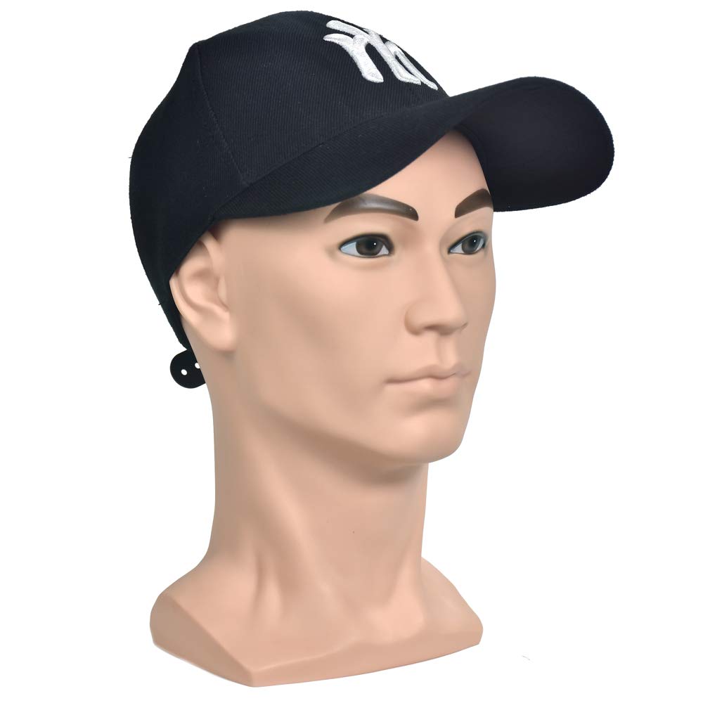 Männlicher Übungskopf, Puppenkopf ohne Haare für Perückenherstellung, als Display für Brillen oder H