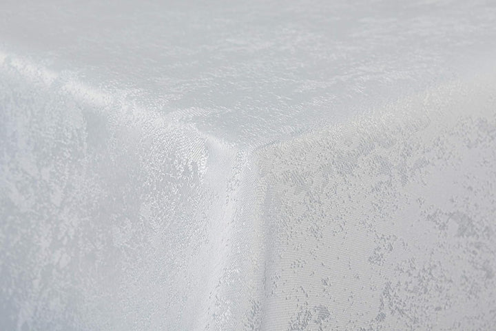 First-Tex Tischdecke Damast Jacquard Brilliant Meliert 130x260 eckig in rot mit gerade Saumkante 130