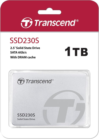 Transcend 1TB SATA III 6Gb/s interne 2.5” SSD (HDD) für Aufrüstung von Desktop-PCs, Laptops, Noteboo