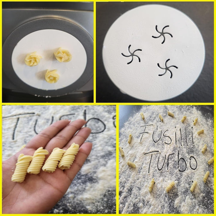 MY PASTA – Fusilli Turbo – Nudelmaschinen-Scheibenmatrizen | Advance Pasta-Scheibenmatrize für hausg