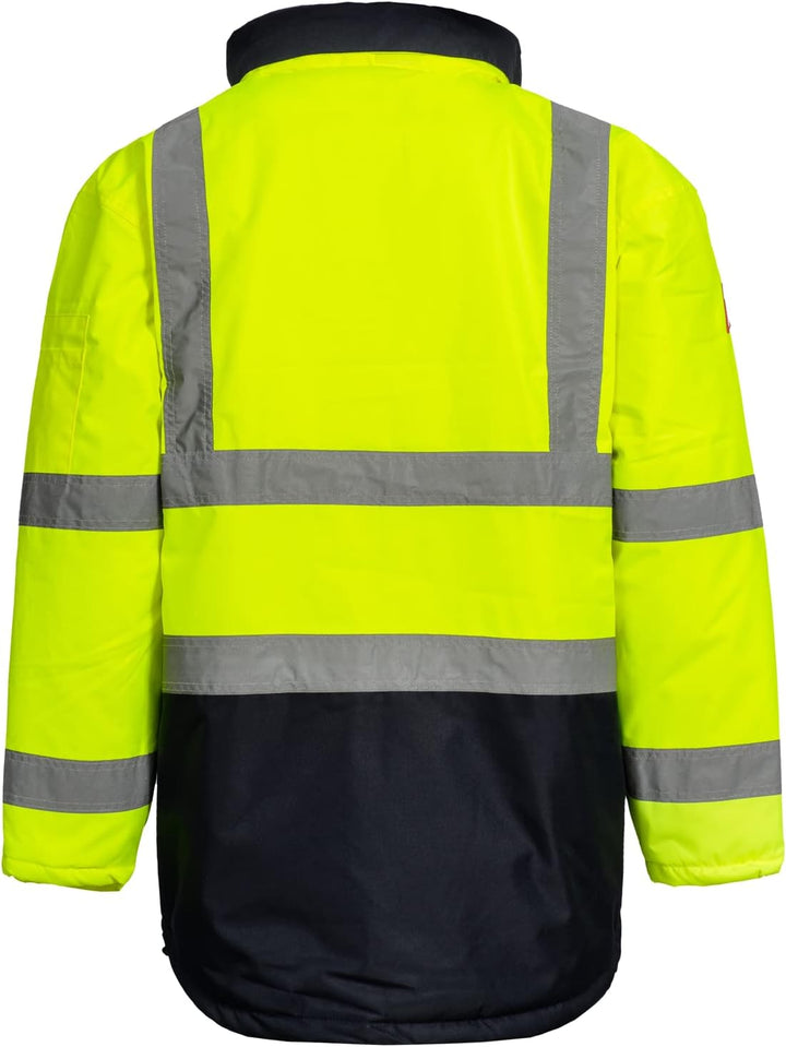 Nitras Warnschutz Parka MOTION TEX VIZ (Farbe: gelb/blau; Grösse: L)