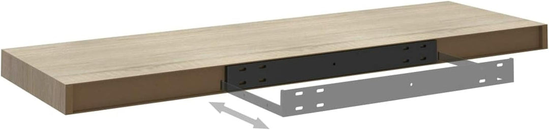 Gecheer 4 STK. Wandregal Bücherregal Wandboard Schweberegal Hängeregal Dekoregal Freischwebend Regal