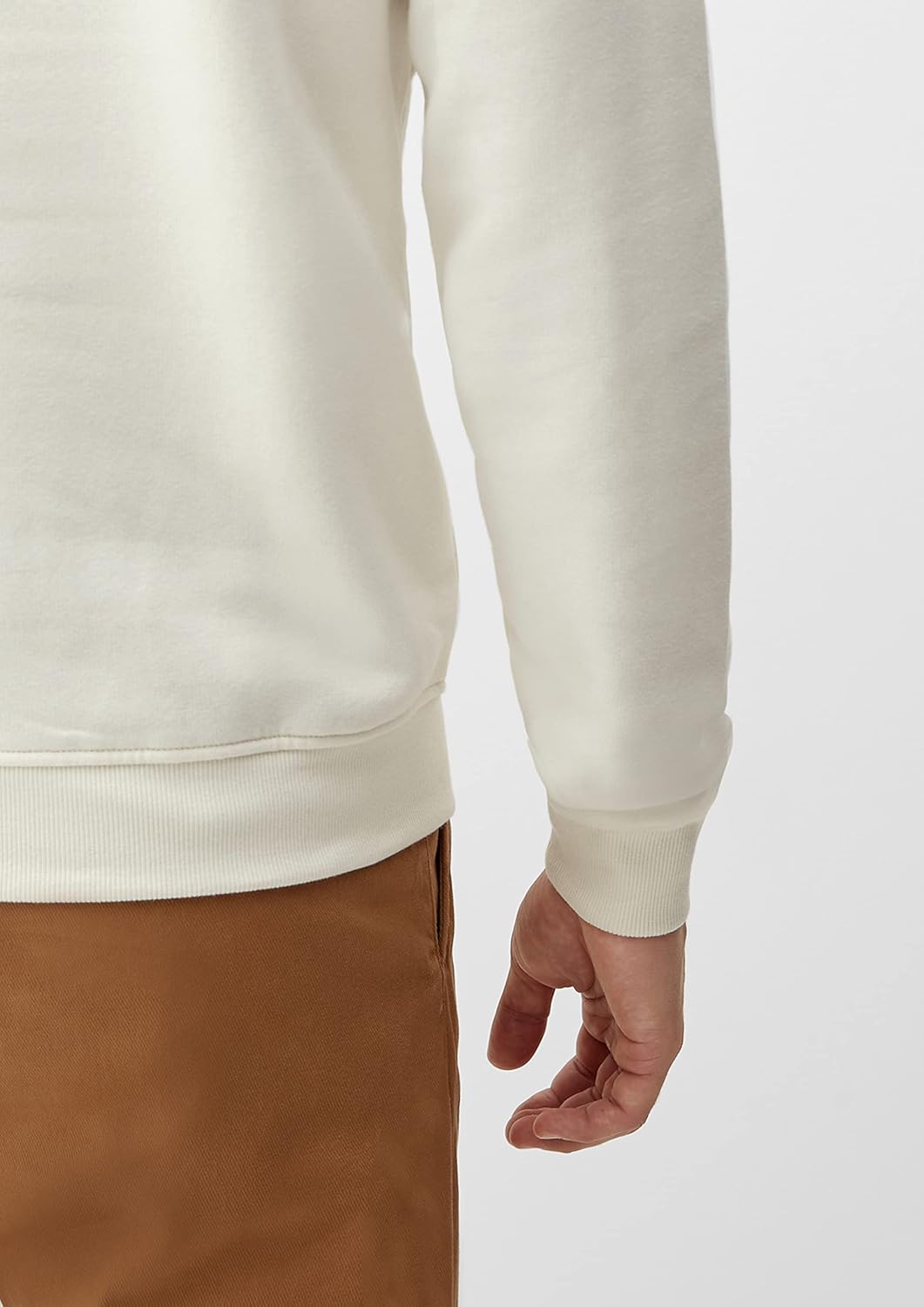 s.Oliver Herren Sweatshirt Langarm XXL Weiss, XXL Wei&#xDF;