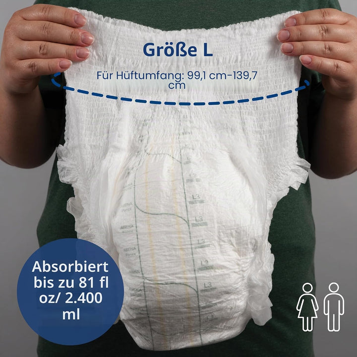 Abena Windeln L3, 6 Packungen – 90 Windeln