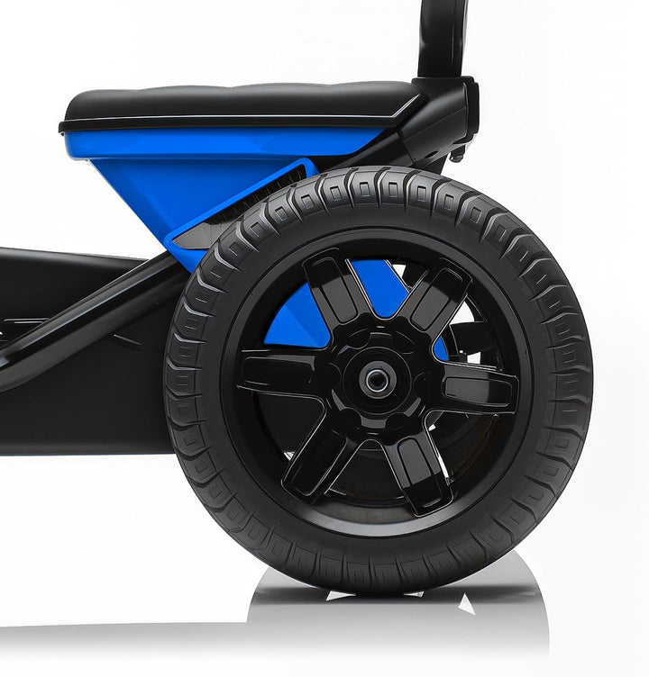 AIYAPLAY Pedal Go Kart für Kinder, Kinder-Rennwagen mit leisen Eva-Reifen, für 2-5 Jahre, blau | Kin