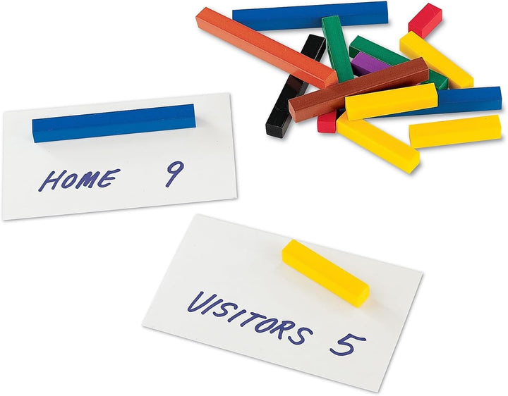 Learning Resources Cuisenaire-Stäbchen, Kleingruppen-Set (Set mit 155 Stück) Plastik, Plastik