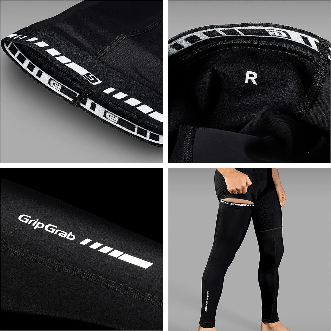 GripGrab Leg Warmers Light Fahrrad Übergangs Beinlinge Leichte Dünne Rutschfeste Rennrad MTB Gravel