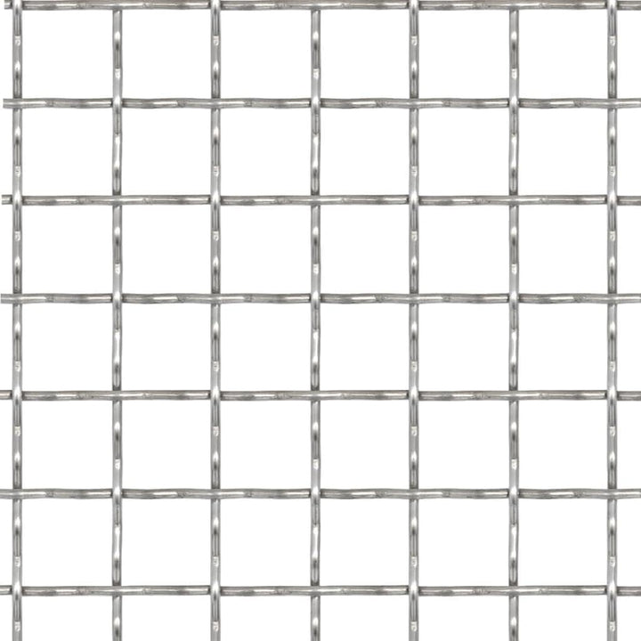 HOMIUSE Wellengitter Edelstahl 50x50 cm 11x11x2 mm Hochbelastbare Wellengitter Lüftungsgitter Edelst