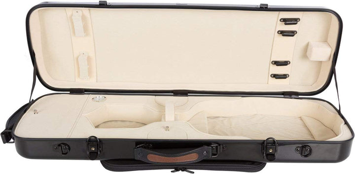 Geigenkoffer Glasfaser Oblong 4/4 black - cream M-Case