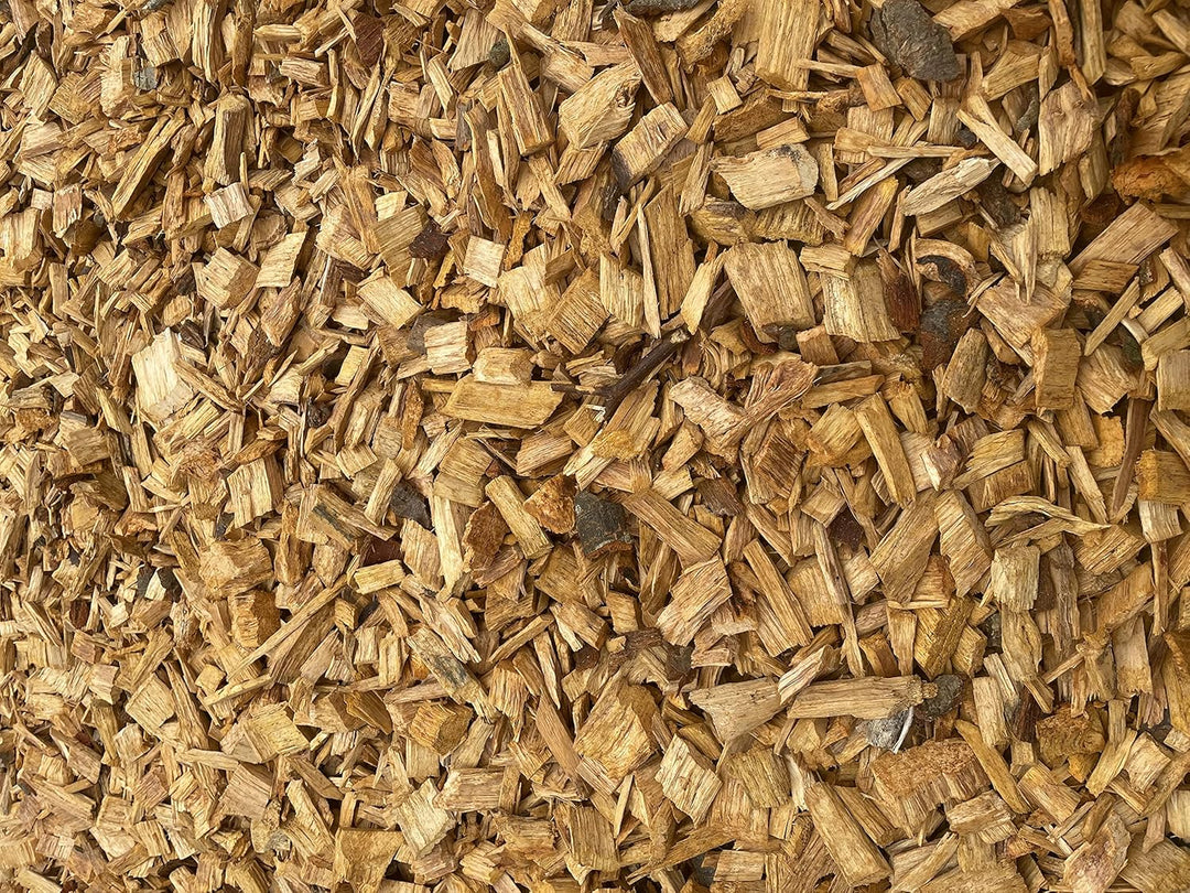 300L Holzhackschnitzel grobe Stücke Garten Beete Unkrautschutz in Top Qualität Einstreu Hackschnitze
