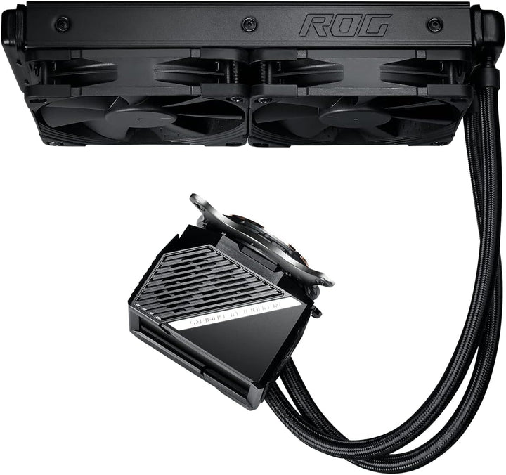 ASUS ROG RYUJIN II 240 All-in-One CPU-Wasserkühlung (3,5-Zoll-LCD, integrierter Pumpenlüfter zur Küh