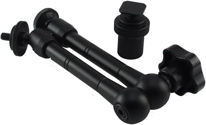 TONSHEN Einstellbar Magic Arm + Grosse Super Clamp 11 Zoll / 28 cm Crab Zangen Clip für DSLR Kamera