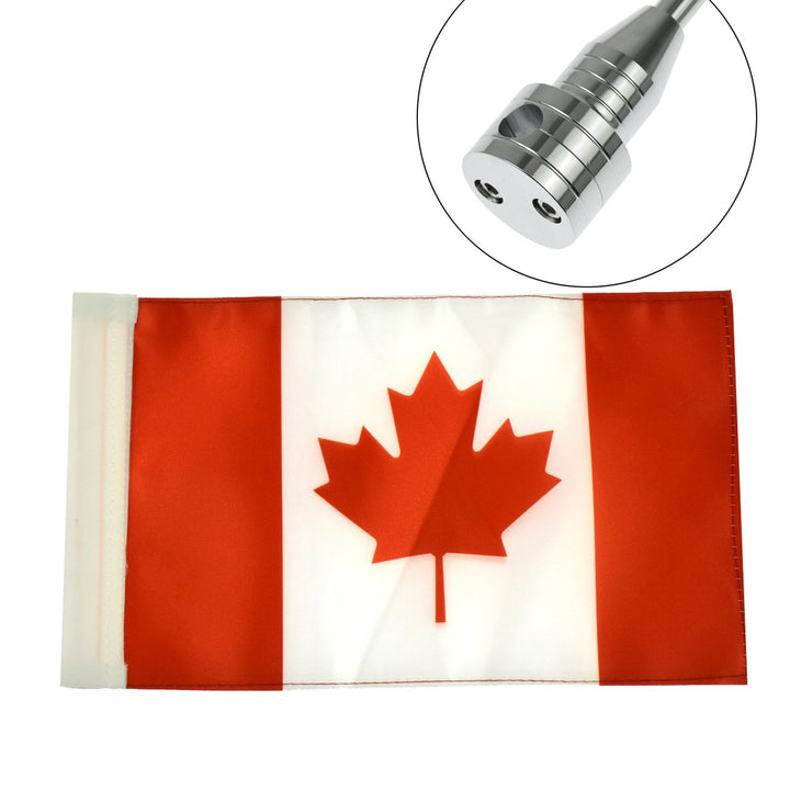 HDBUBALUS Motorrad Hinten Seite Gepäck Rack Mount Flagge Pole für Harley Sportster XL Touring Road K