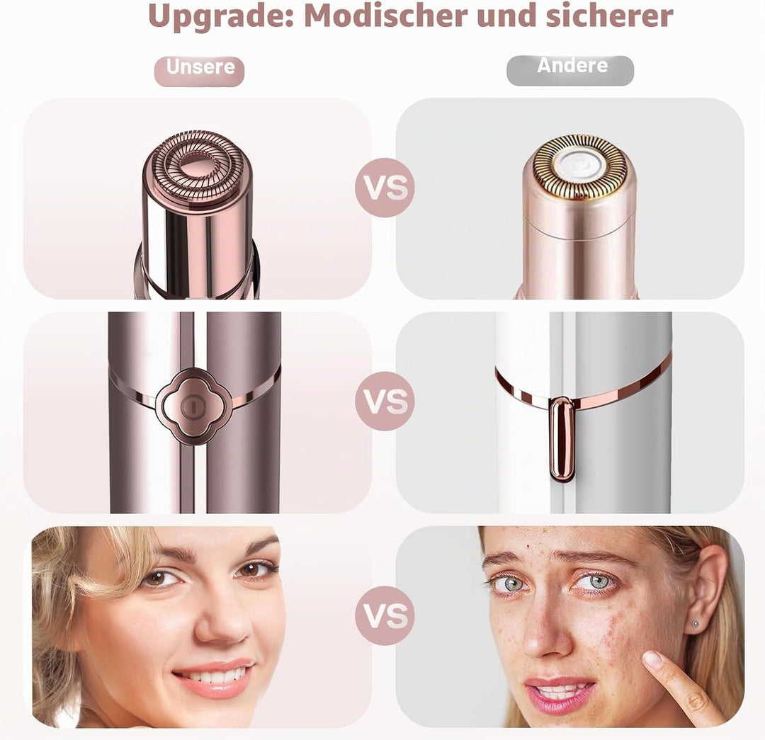 Gesichtshaarentferner für Frauen (2023) - GURELAX Flawless Gesichtshaarentferner Damen Kinn Oberlipp