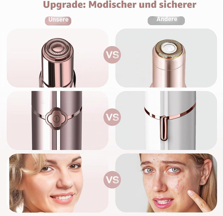 Gesichtshaarentferner für Frauen (2023) - GURELAX Flawless Gesichtshaarentferner Damen Kinn Oberlipp