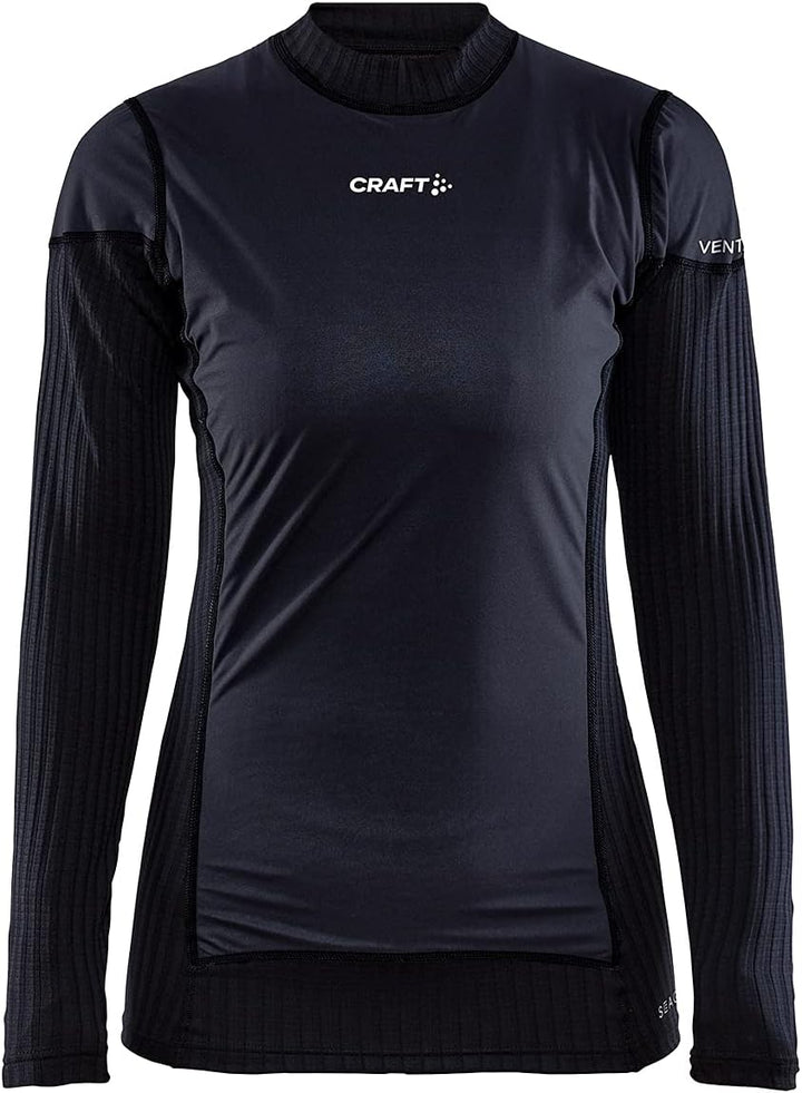 Craft Damen Active Extreme X Wind Ls W Oberteile XL Schwarz/Granit, XL Schwarz/Granit