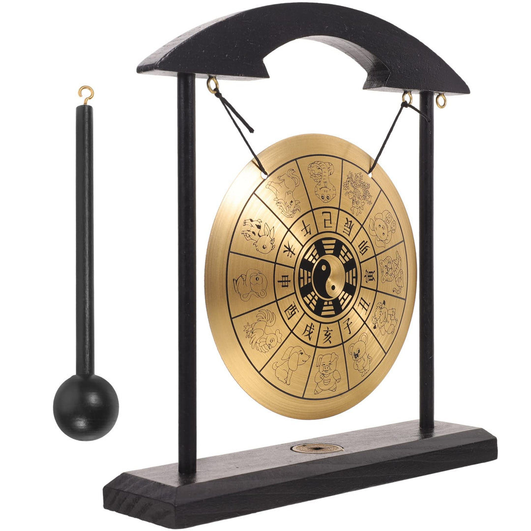 Beavorty Gonganzeige Wingspiel Chinesischer Drache Drachen Chinesischer Gong Chau-gong Mini-gong Mit