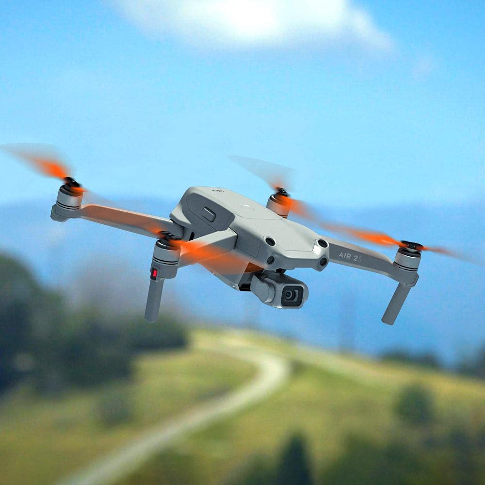 Master Airscrew Stealth Propeller kompatibel mit DJI Air 2S - Orange, 4 Stück, Orange