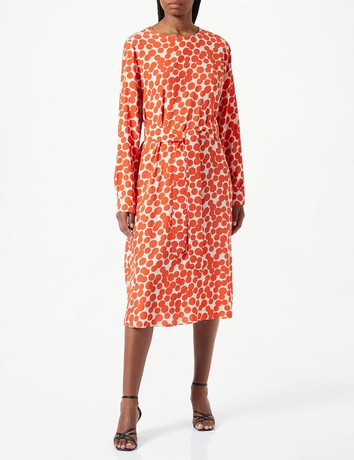 Seidensticker Damen Kleid 34 Flamed Orange / Soft Nude, 34 Flamed Orange / Soft Nude