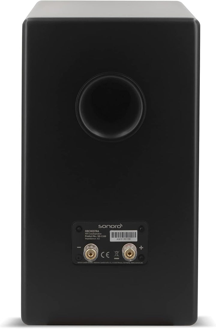 sonoro Orchestra Regallautsprecher Set (2 Wege Bassreflex, Holzgehäuse, perfekte Ergänzung zum Maest