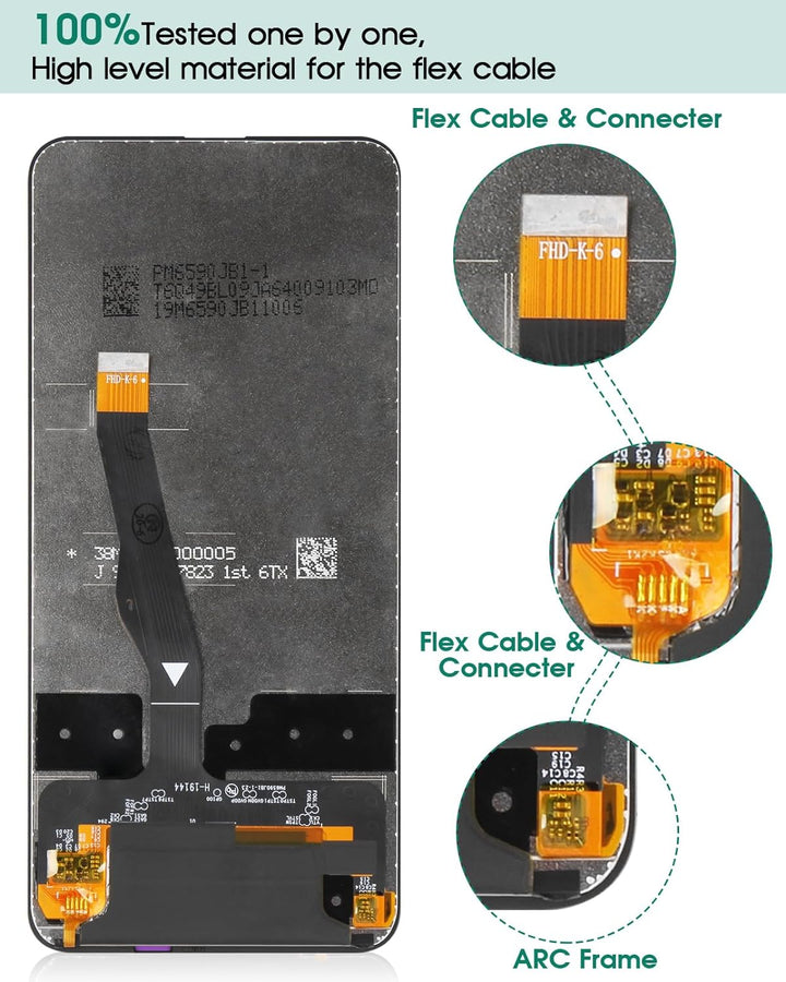 Ersatzbildschirm für Huawei Honor 9X Pro LCD-Bildschirm STK-LX1 Display Touch Digitizer Montage komp