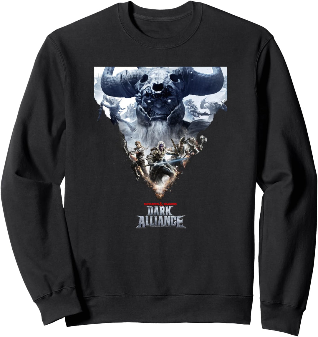 Dungeons &amp; Dragons Dark Alliance Group Shot Action Pose Sweatshirt