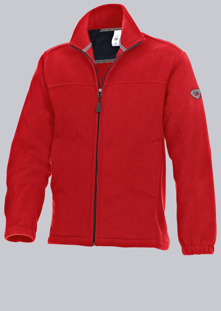 BP 1872-646-81-XS Fleece-Jacke, Stehkragen- und Arm-Hebesystem, 270,00 g/m² 100% Polyester, rot, XS