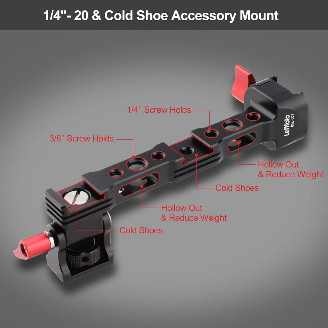 Leftfoto Kamera-Monitorhalterung für DJI RS3-mini/RS2/RS3/RS-3pro/RSC2 Gimbal-Stabilisator-Zubehör,
