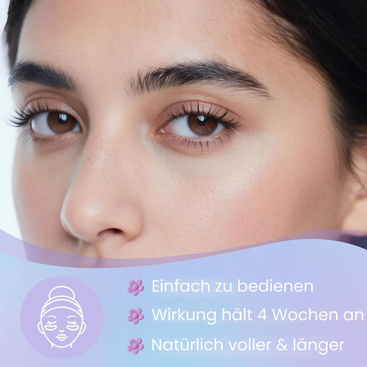 Wimpernlifting Set mit Farbe Schwarz, Lash Lifting Set mit Farbe Schwarz, für Salon und Anfänger(Wim