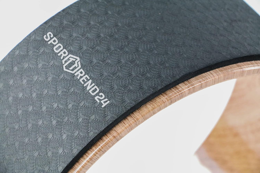 Sporttrend 24® Yoga Wheel aus TPE und Holz