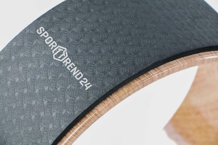 Sporttrend 24® Yoga Wheel aus TPE und Holz