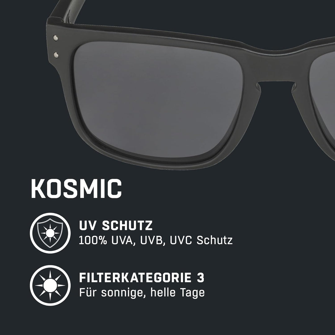 ALPINA KOSMIC - Verspiegelte und Bruchsichere Sonnenbrille, ideal für Alltag und Outdoor mit UV-A-,