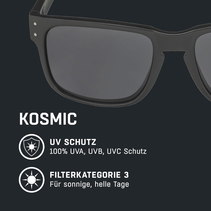 ALPINA KOSMIC - Verspiegelte und Bruchsichere Sonnenbrille, ideal für Alltag und Outdoor mit UV-A-,