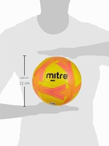 Mitre Impel Fussball Gelb/Orangerot/Schwarz 3 Impel ohne Ballpumpe, Gelb/Orangerot/Schwarz 3 Impel o